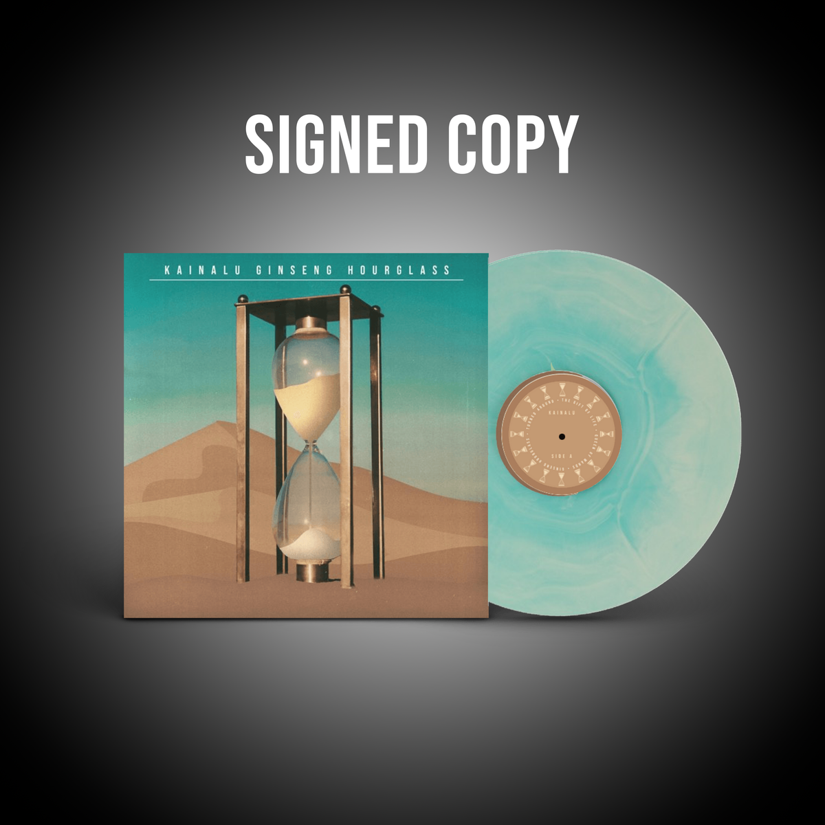 洋楽 The Larks / Rare Single Collection LP Signed Copy of Ginseng Hourglass LP (Seafoam two-tone vinyl