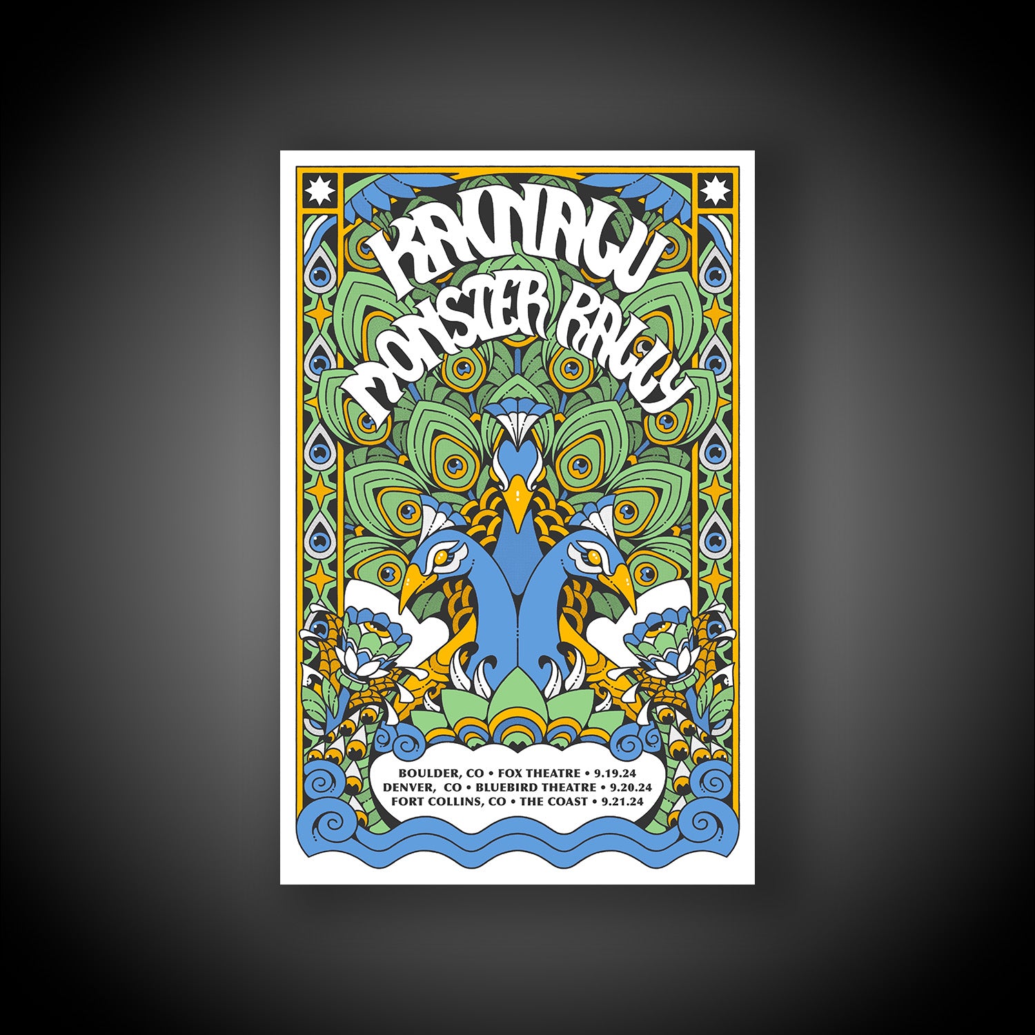 み*と様 クレイモア　ポスター Derek Hess | Concert Art | Clutch Cleveland 2024 Poster #1